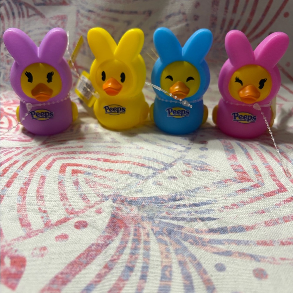 Peeps Bunny rubber ducks